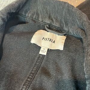 Pistola Black denim jumpsuit!